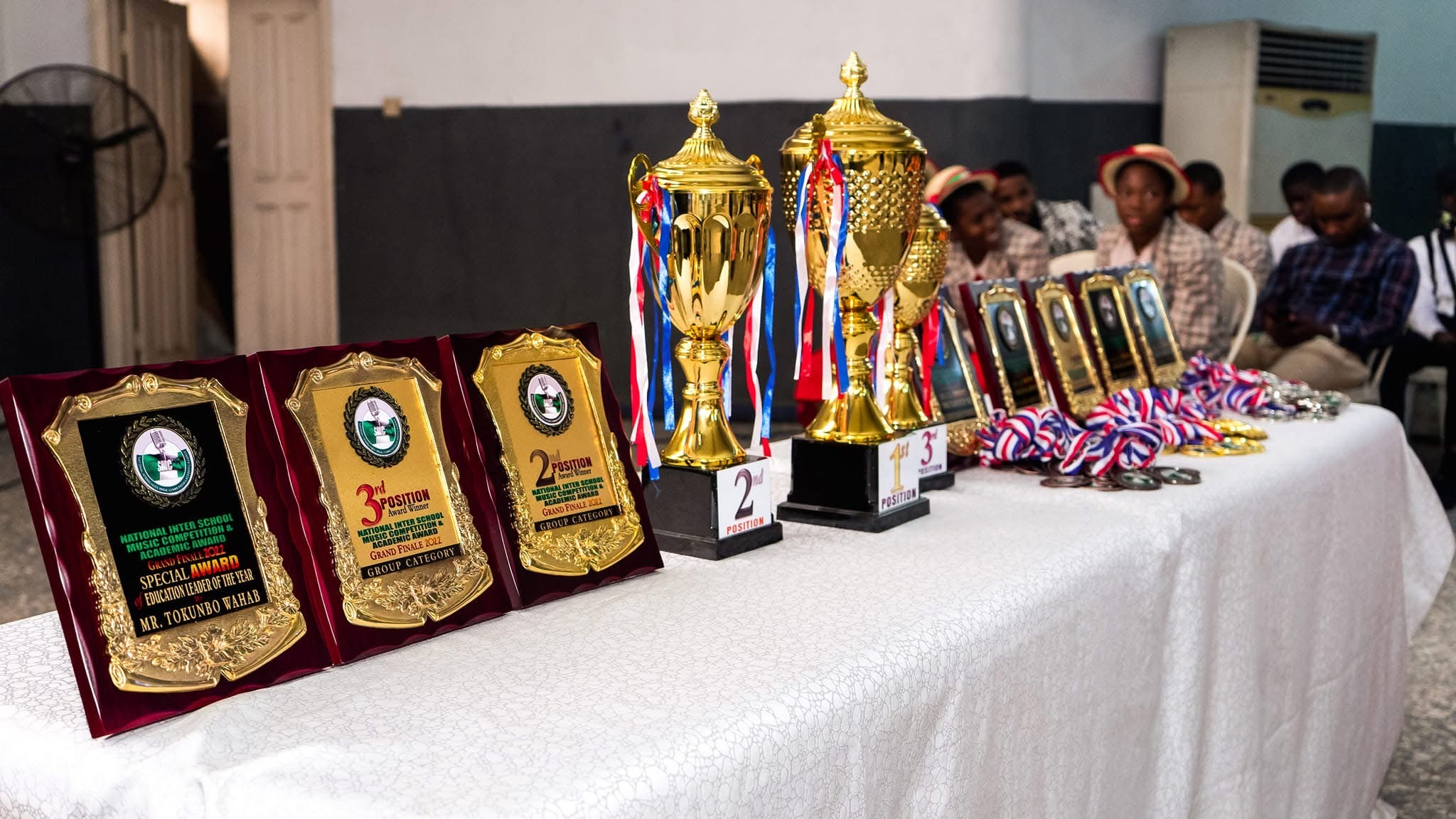 Trophies and awards prepared for NISMCAA